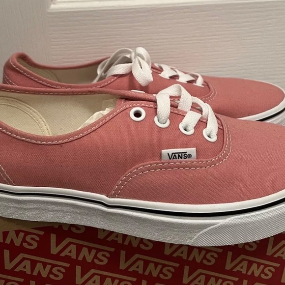 Vans Authentic Pro Canvas Shoes WOMENS 7 Rosette (Medium Pink) - Picture 3 of 5